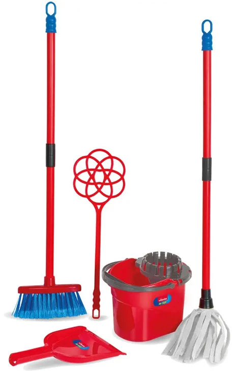 Unogiochi Vileda Pulizie Children's Cleaning Set Mop, Bucket, Broom ZA6730