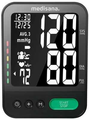 Kraujospūdžio matuoklis Medisana | Kraujo spaudimo monitorius | BU 582 | Atminties funkcija | Vartotojų skaičius 2 vartotojas (-ai) | Juodas