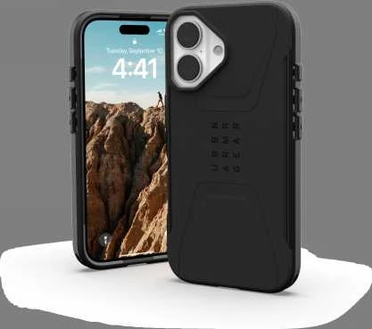 Urban Armor Gear Civilian mobiliojo telefono dėklas 15,5 cm (6.1″) Juoda