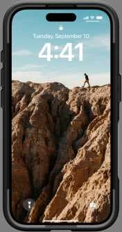 Urban Armor Gear Civilian mobiliojo telefono dėklas 15,5 cm (6.1″) Juoda