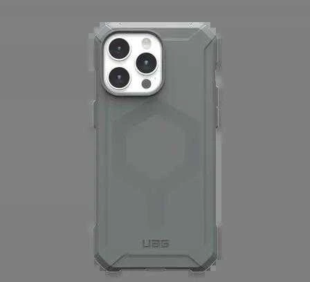 Urban Armor Gear UAG Essential Armor MagSafe dėklas iPhone 15 Pro Max - sidabrinis