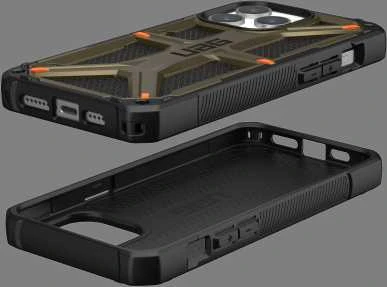 Urban Armor Gear UAG Monarch Apple iPhone 15 Pro Max - dėklas telefonui žalios spalvos kevlar