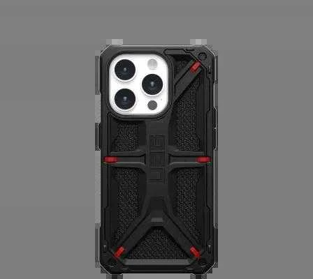 Urban Armor Gear UAG Monarch Apple iPhone 15 Pro - dėklas telefonui juodos spalvos kevlar