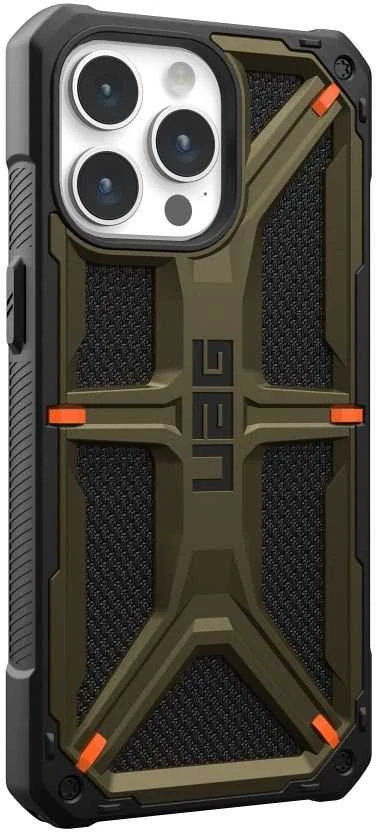 Urban Armor Gear UAG Monarch Apple iPhone 15 Pro Max - dėklas telefonui žalios spalvos kevlar