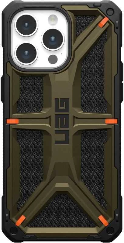 Urban Armor Gear UAG Monarch Apple iPhone 15 Pro Max - dėklas telefonui žalios spalvos kevlar