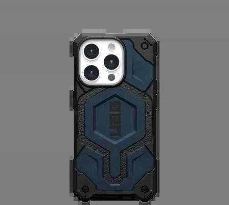 Urban Armor Gear UAG Monarch Pro su MagSafe iPhone 15 Pro - dark dėklas telefonui mėlynos spalvos