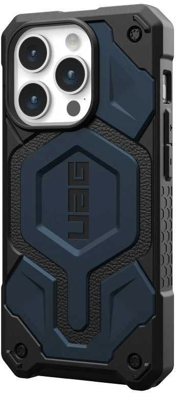 Urban Armor Gear UAG Monarch Pro su MagSafe iPhone 15 Pro - dark dėklas telefonui mėlynos spalvos