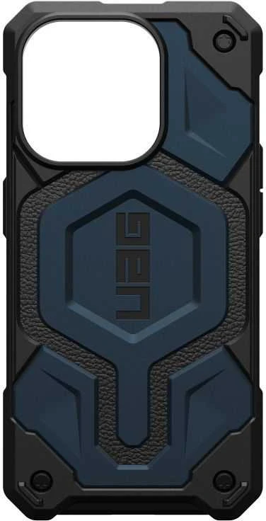 Urban Armor Gear UAG Monarch Pro su MagSafe iPhone 15 Pro - dark dėklas telefonui mėlynos spalvos
