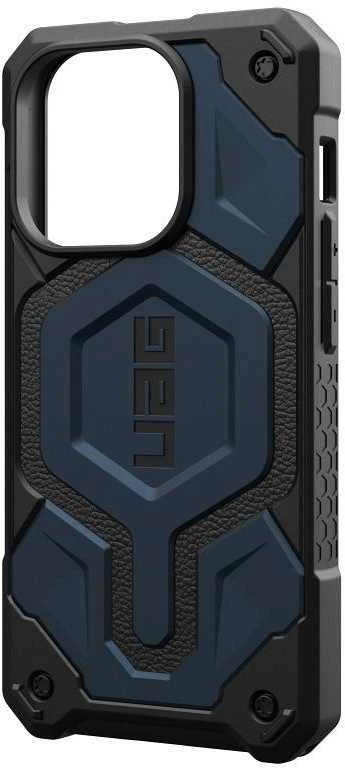 Urban Armor Gear UAG Monarch Pro su MagSafe iPhone 15 Pro - dark dėklas telefonui mėlynos spalvos