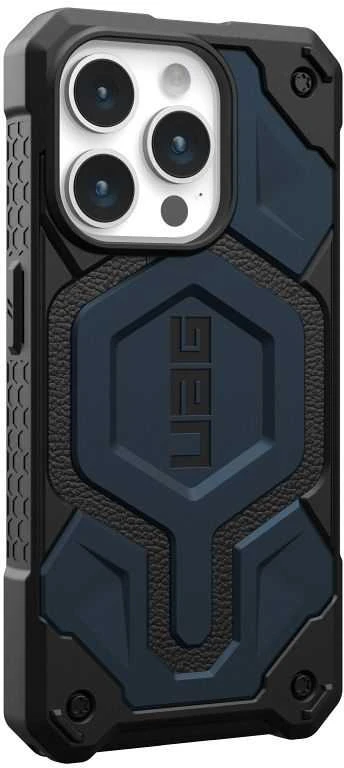 Urban Armor Gear UAG Monarch Pro su MagSafe iPhone 15 Pro - dark dėklas telefonui mėlynos spalvos