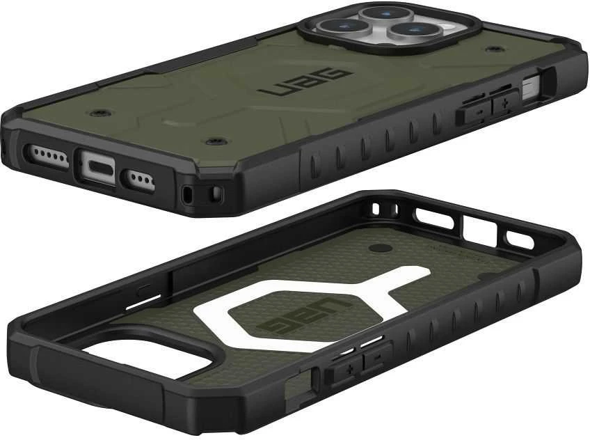 Urban Armor Gear UAG Pathfinder MagSafe dėklas iPhone 15 Pro Max - žalias
