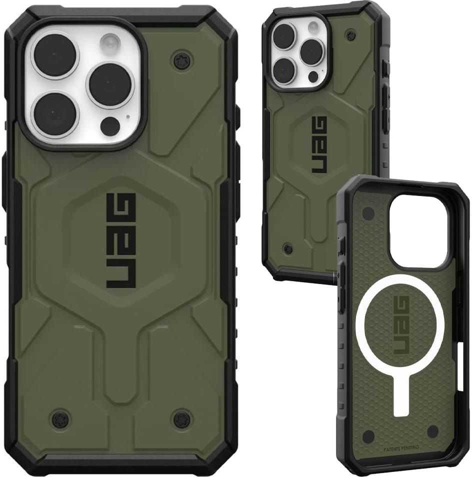 Urban Armor Gear UAG Pathfinder Magsafe Apple iPhone 16 Pro - dėklas telefonui žalios spalvos