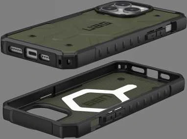 Urban Armor Gear UAG Pathfinder MagSafe dėklas iPhone 15 Pro Max - žalias