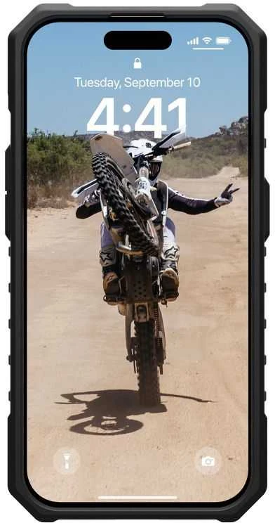 Urban Armor Gear UAG Pathfinder MagSafe Apple iPhone 15 Pro - dėklas telefonui rudos spalvos