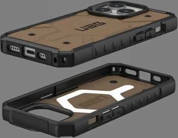 Urban Armor Gear UAG Pathfinder MagSafe Apple iPhone 15 Pro - dėklas telefonui rudos spalvos