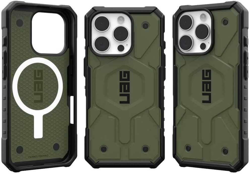 Urban Armor Gear UAG Pathfinder Magsafe Apple iPhone 16 Pro - dėklas telefonui žalios spalvos