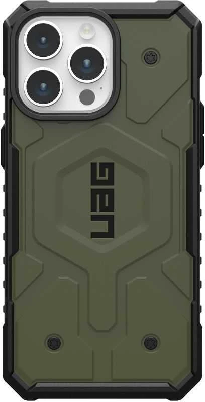 Urban Armor Gear UAG Pathfinder MagSafe dėklas iPhone 15 Pro Max - žalias