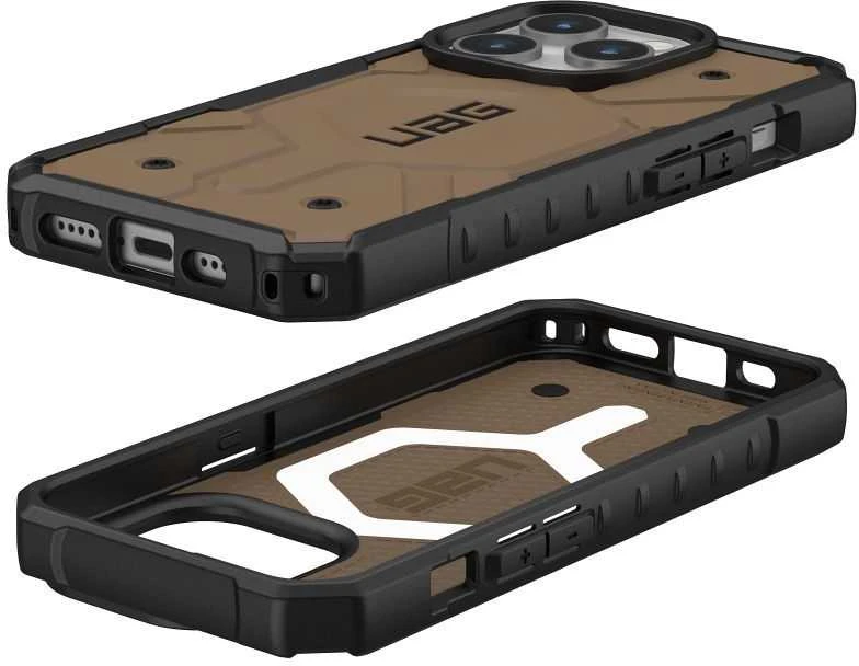 Urban Armor Gear UAG Pathfinder MagSafe Apple iPhone 15 Pro - dėklas telefonui rudos spalvos