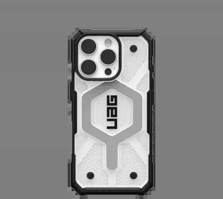 Urban Armor Gear UAG Pathfinder Clear Magsafe Apple iPhone 16 Pro - dėklas teleofnui baltos spalvos