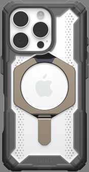 Dėklas Urban Armor Gear UAG Plasma XTE nugarėlė su MagSafe, skirta iPhone 16 Pro – Ash / Titanium