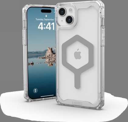 Urban Armor Gear UAG Plyo MagSafe Apple iPhone 15 Plus - dėklas telefonui skaidrus ir sidabro spalvos
