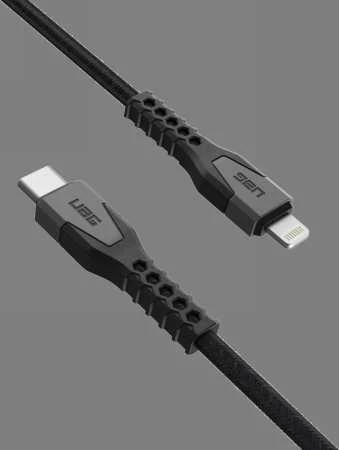 Urban Armor Gear UAG tvirtas USB-C 30 W 1,5 m kabelis – pilkas