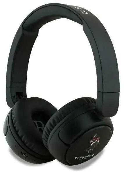 Us Polo Assn US Polo Ausinės Bluetooth USHPV6PUNK juodos spalvos DH Color Logo