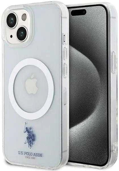 Us Polo Assn US Polo USHMP15SUCIT Apple iPhone 15 / 14 / 13 6.1" dėklas telefonui skaidrus MagSafe Collection