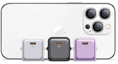 USAMS automobilinis įkroviklis with retractable cable 2xUSB-C C41 PD 30W Fast Charge juodas/juodas CC220CC01 (US-CC