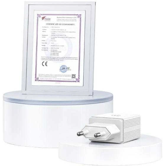 USAMS įkroviklis 2xUSB 18W + laidas „Lightning“/USB-A greito įkrovimo baltos spalvos serijos HC HCXLTZ01