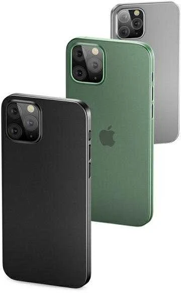 USAMS Gentle Dėklas for Apple iPhone 12 mini 5.4″ žalias/skaidrus IP12QR03 (US-BH608)