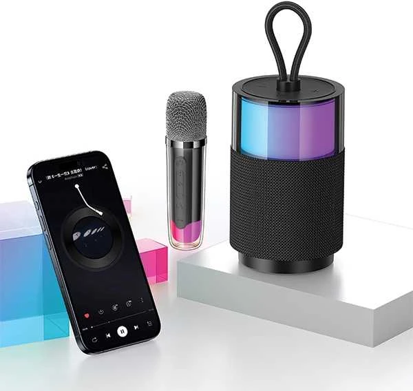 USAMS kolonėlė Bluetooth 5.3 YIN Seriessu belaidžiu mikrofonu YX13YX01 (US-YX013)