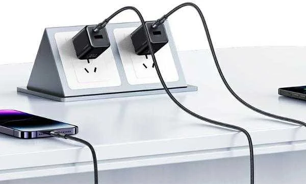 USAMS USB-C į Lightning kabelis 30W 1.2m juodos spalvos SJ729USBSG01 (US-SJ729) (tube)