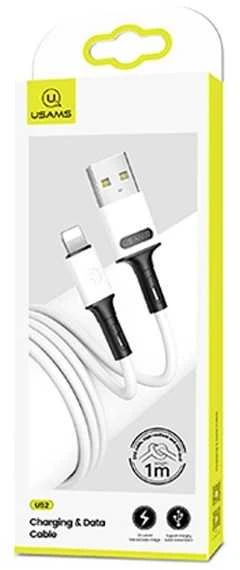 USAMS USB-C laidas su „Lightning“ 20W 1.2m PD greito įkrovimo „Lithe“ serijos žalias SJ566USB04 (US-SJ566)