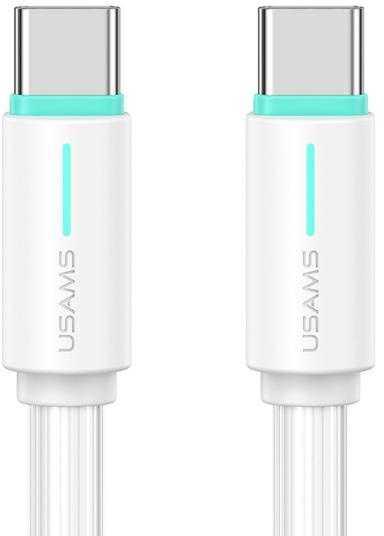 USAMS USB-C / USB-C laidas 1m SJ73460W baltos spalvos YU Series SJ734USB02 (US-SJ734)
