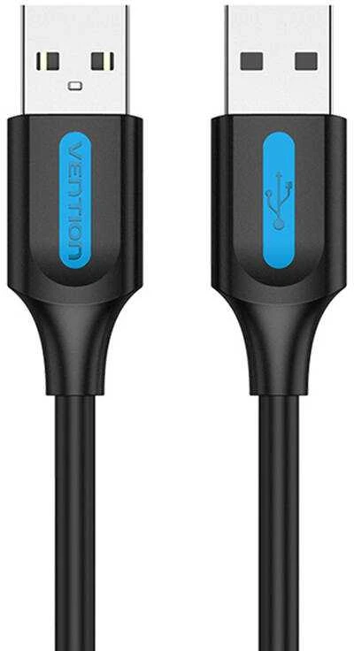 Vention USB 2.0 kabelis Ventiliacija COJBH 2m Juodas PVC