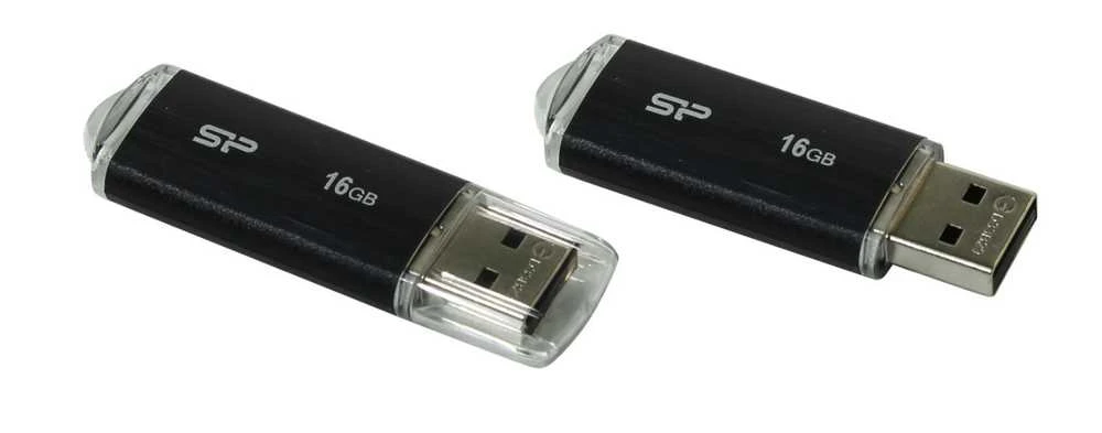 Silicon Power | Ultima U02 | 16 GB | USB Type-A | Juodas