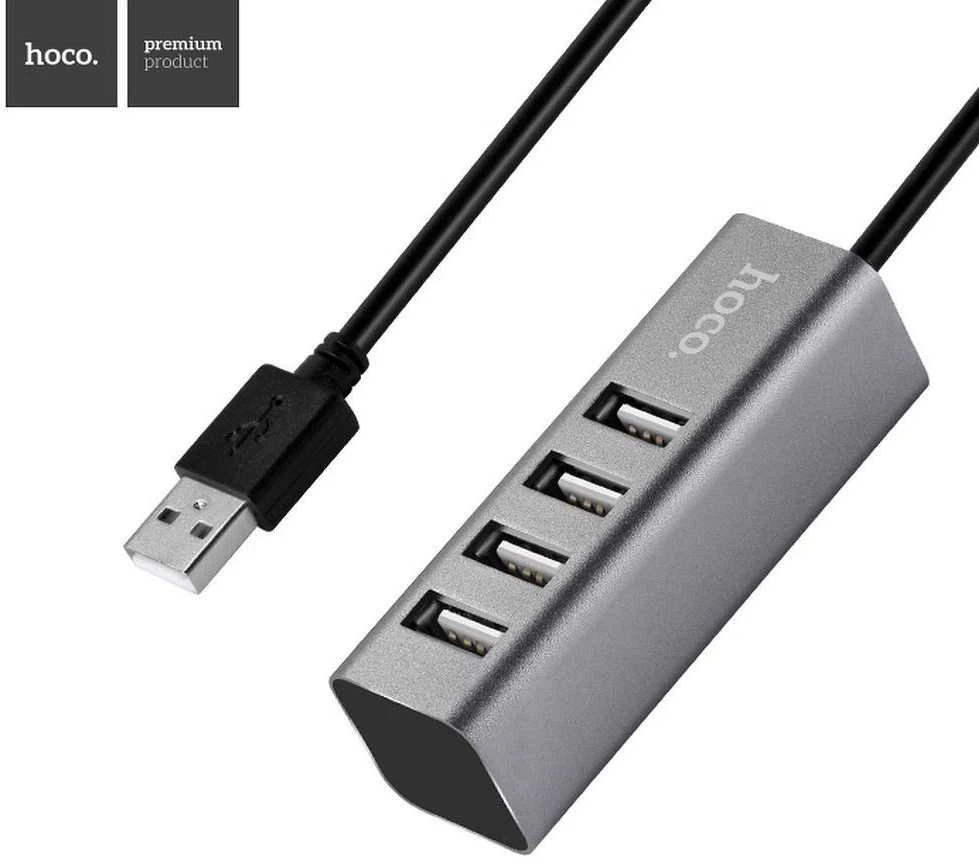 USB šakotuvas Hoco HB1 su 4 USB jungtimis