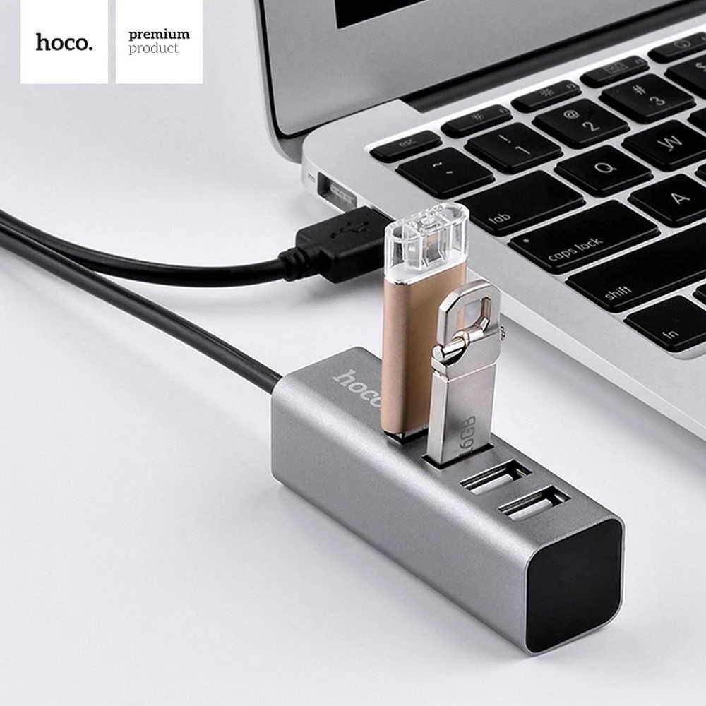 USB šakotuvas Hoco HB1 su 4 USB jungtimis