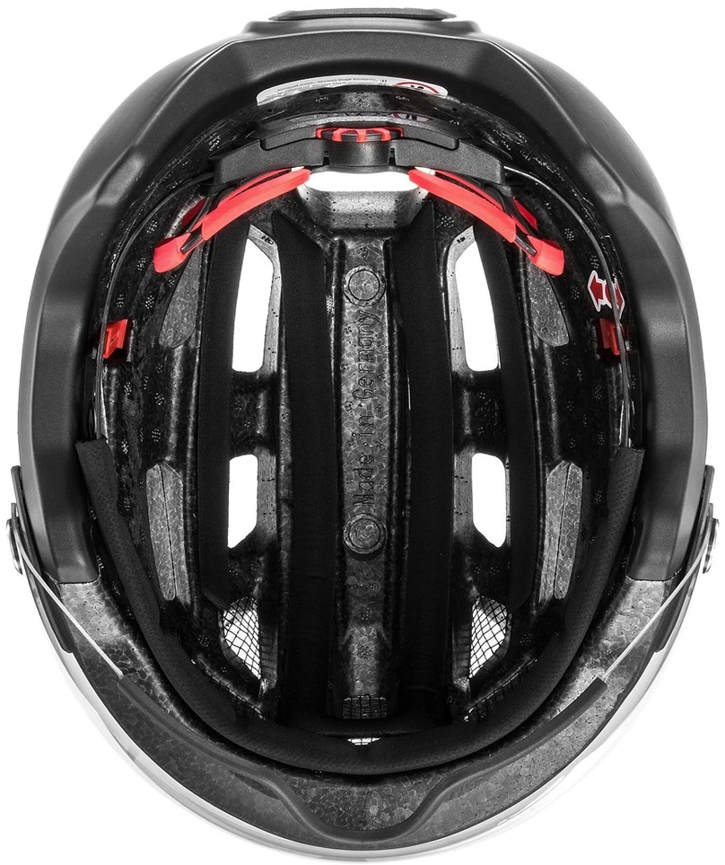 Šalmas Uvex finale visor juodas matt-56-61CM