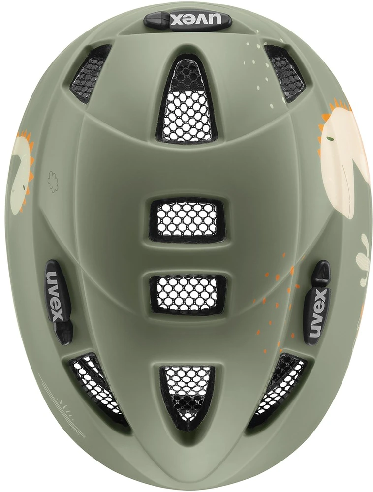 Šalmas Uvex kid 2 cc sage žalias dino matt-46-52CM