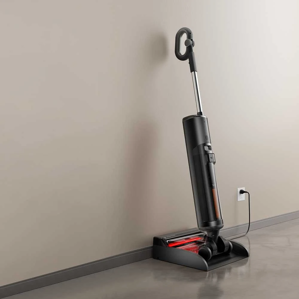 UWANT D600 vertikalus dulkių siurblys su šlapio ir sauso valymo funkcija - juodas