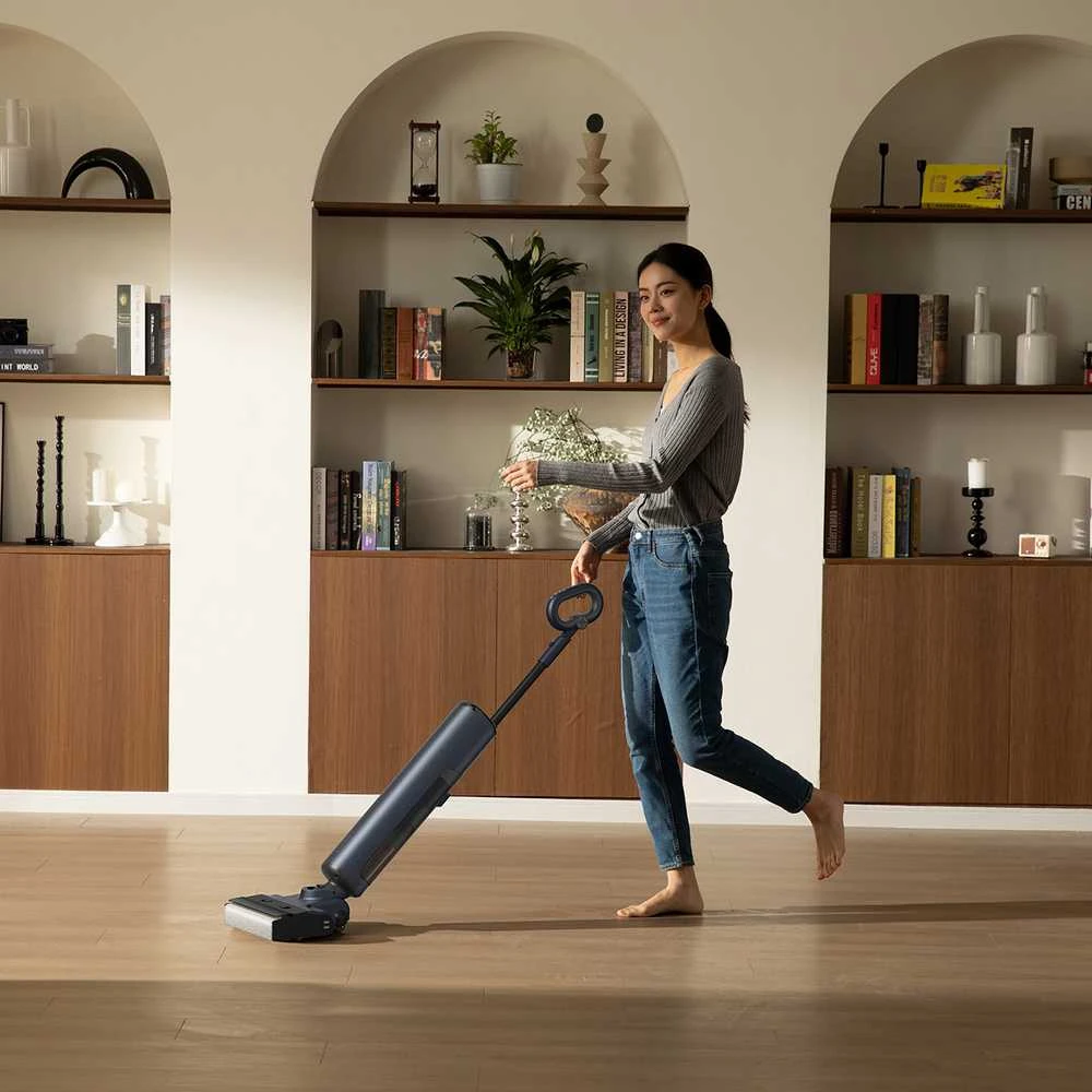 Dulkių siurblys vertikalus UWANT D700 Pro su funkcija mopowania do pracy na mokro i sucho - mėlyna