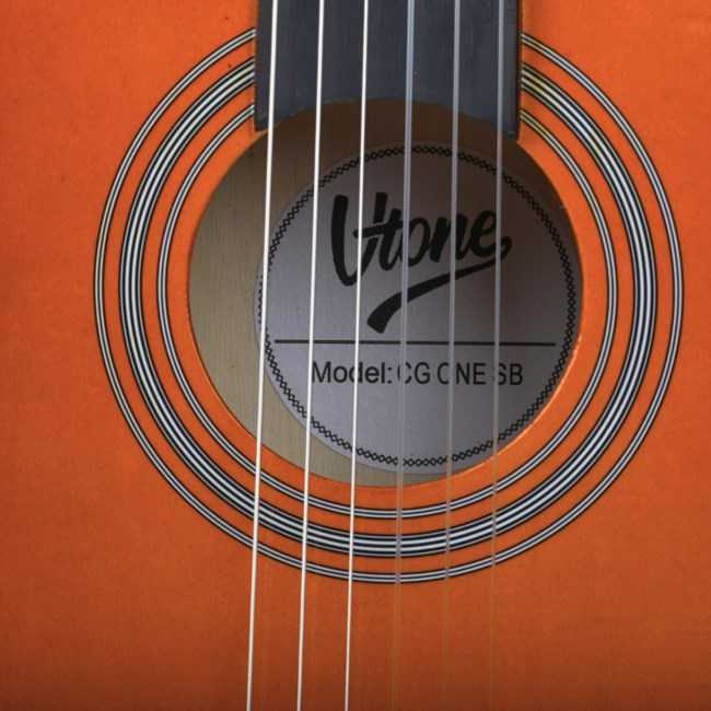 V-TONE BCG SB klasikinė gitara 4/4 sunburst mokymuisi