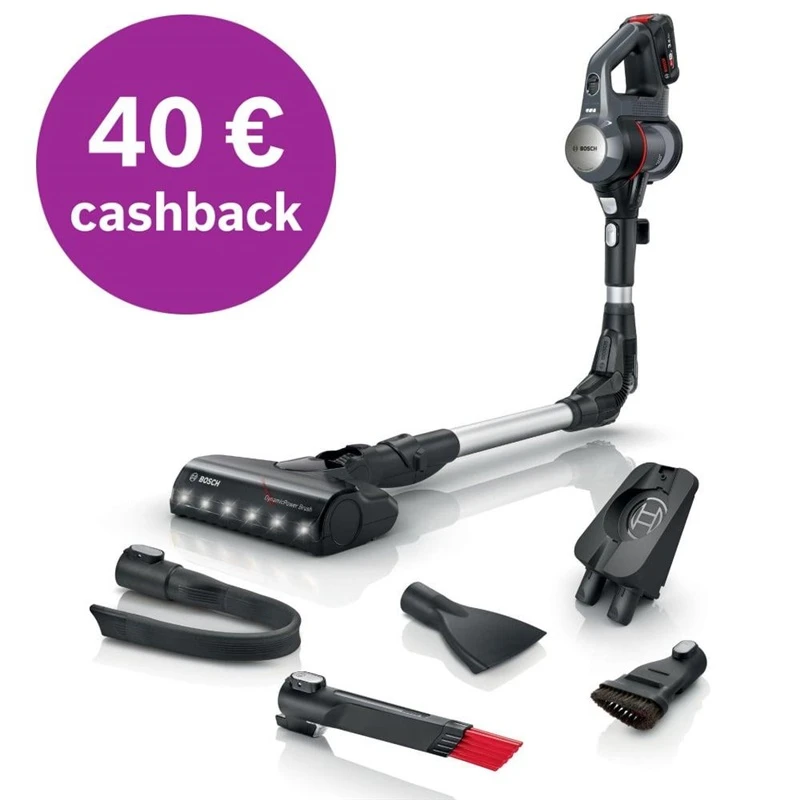 Bosch Įkraunamasis dulkių siurblys Unlimited 7, Grafito spalvos (BCS711A)