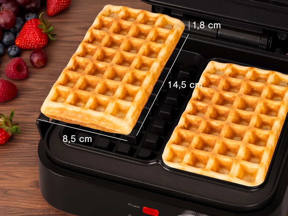Vaflinė ELDOM WA900 WAFFLE IRON 1200W Juodas