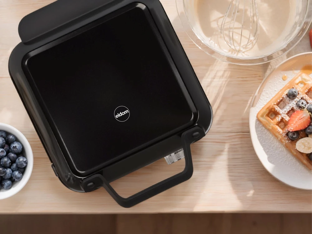 Vaflinė ELDOM WA900 WAFFLE IRON 1200W Juodas