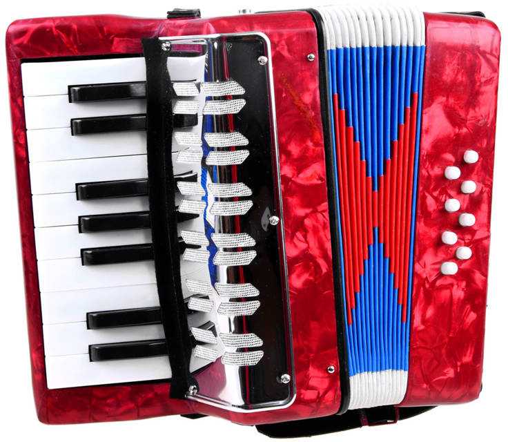 Jokomisiada Vaikiška didelė muzikinė akordeono harmonija IN0148