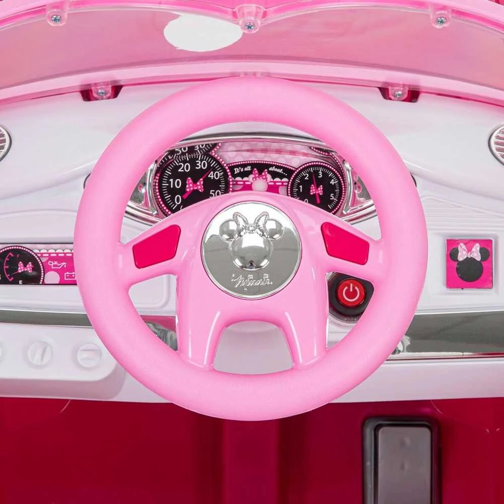 Vaikiškas elektrinis važiuojamasis žaisliukas Minnie Mouse 6V Huffy 17315W
