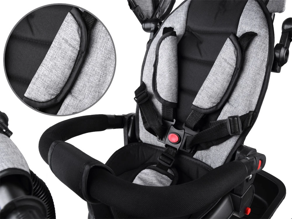 Jokomisiada Vaikiškas triratis dviratis „Tiny Bike 3in1“ su stogu ROTATABLE SP0650